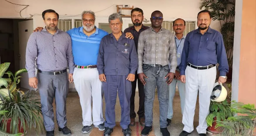 Bellafid Group team with Attock Cement plant management